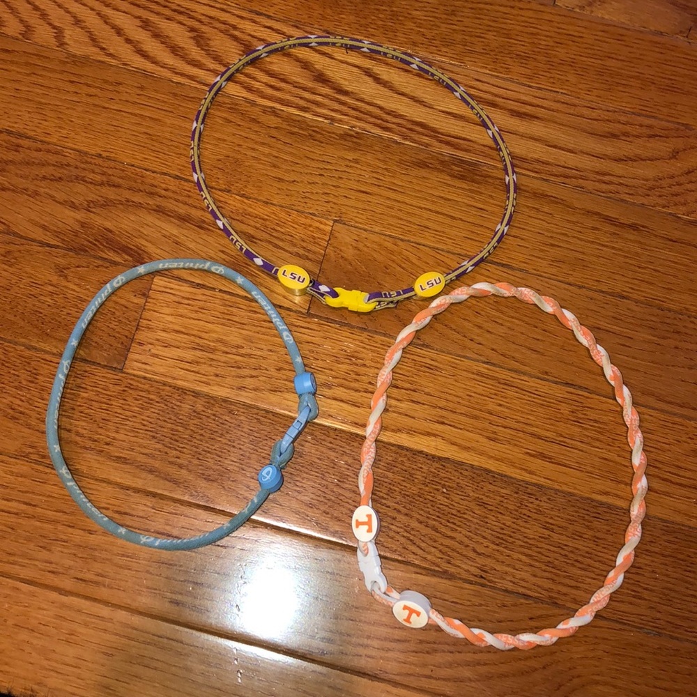 Bundle of phiten necklaces